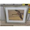 Image 2 : 3 Framed Goose Pctures - 1 Signed by EAD - 