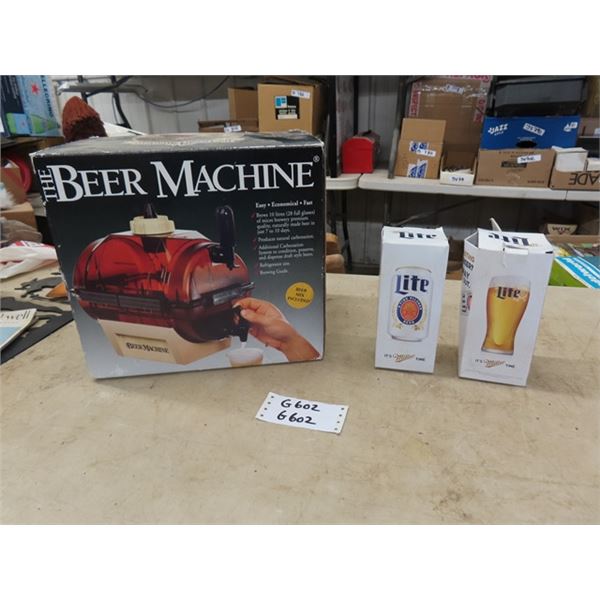 Micro Brewery Co. Beer Machine- Maker, 2 Boxed 