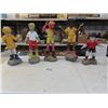 Image 1 : Lot of 5 Resin yard Children - Tallest 22" 