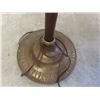 Image 3 : Vintage Brass Bass Pole Lamp - No Shade 61" Tall