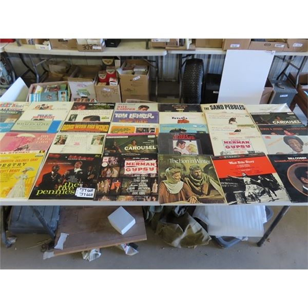 75 Assorted Records - Mostly Soundtracks - 1950's + Up