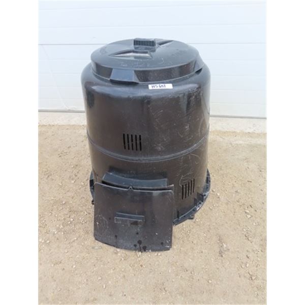 Black Compost Bin - Vinyl Resin?