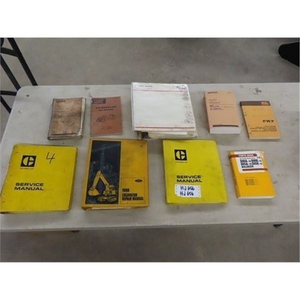 Assorted Industrial Equipment Manuals ; Caterpillar, Ford 