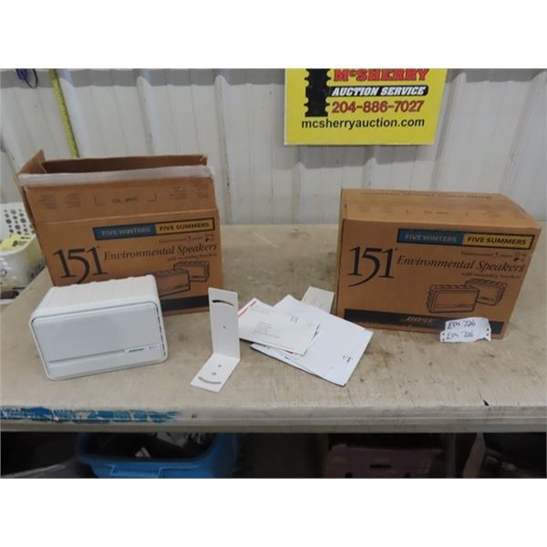 4 Bose 151 Speakers - New Old Stock in Box