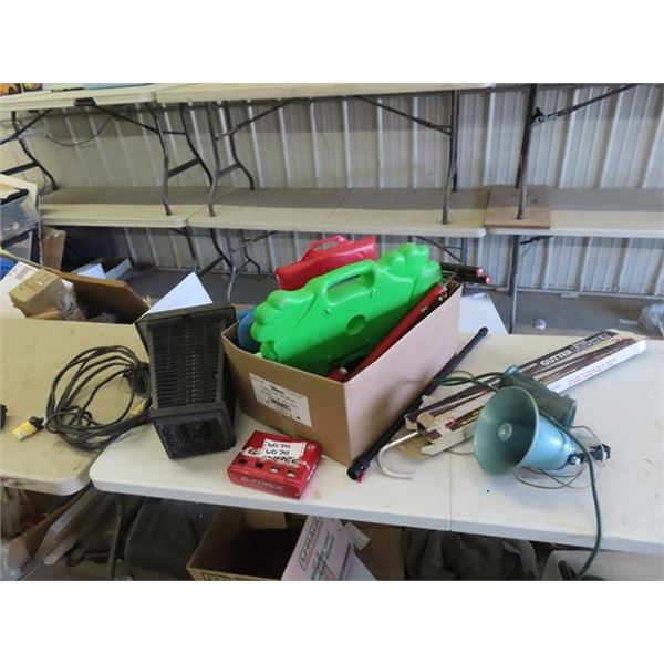 Bug Zapper, Horn, Speaker, Air Pump, Gutter, Wash