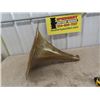 Image 5 : Vintage Brass Gramophone Horn with Gramophone, 24" Across Horn End 26" Long
