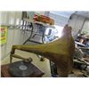Image 8 : Vintage Brass Gramophone Horn with Gramophone, 24" Across Horn End 26" Long