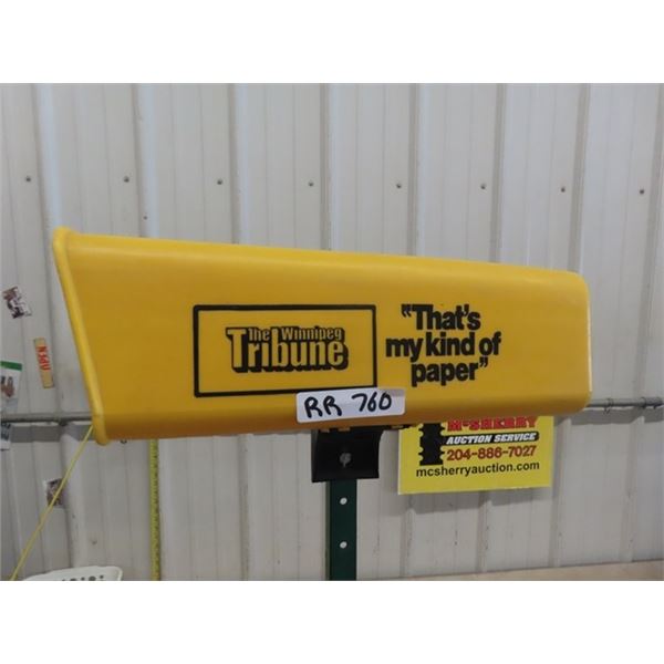 WPG Tribune Outdoor Paper Mail Box + Post