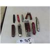 Image 1 : 9 Pocket Knives; Folding Knives + Multi Tools