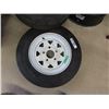 Image 3 : (3) 4.80-12 Trailer Tires + Rims - 5 Hole 