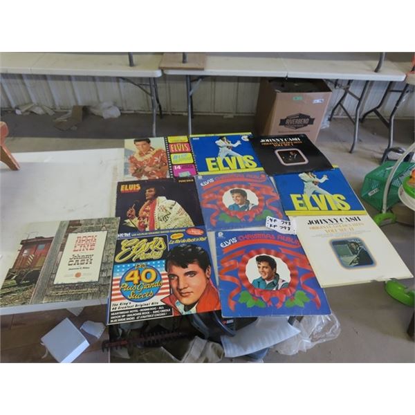 10 Records ; Elvis + Johnny Cash