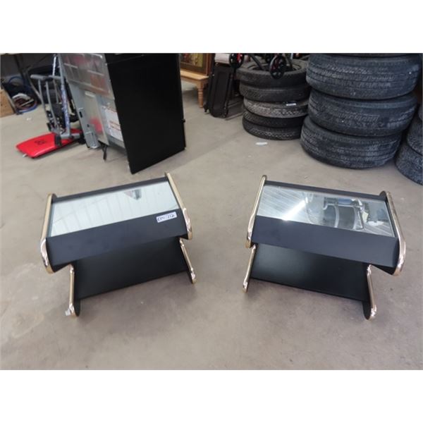 2 End Tables 19" x 20" x 24" 