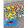 Image 1 : 1988 VINTAGE MARVEL MINI COMIC BOOKS KIDS BIRTHDAY BAG BOOKS