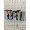 Image 3 : LOT OF VINTAGE SNOW MOBILE OIL CANS 2 UNOPENED