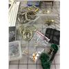 Image 2 : LOT OF SEWING CRAFT SUPPLIES BELT BUCKLES THREAD PIN CUSHIONS TOOLS ETC