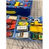 Image 2 : VINTAGE TOY CAR CARRIER AND LOT OF CARS HOT WHEELS MATCHBOX ETC