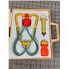 Image 3 : VINTAGE 1977 FISHER PRICE TOY MEDICAL KIT COMPLETE
