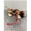 Image 1 : VINTAGE FISHER PRICE PULL BEHIND SNOOPY DOG TOY WITH ORIGINAL LEASH