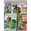 Image 1 : LOT OF VINTAGE LITTLE GOLDEN BOOKS MICKEY RAGGEDY ANN SNOW WHITE ETC