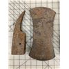 Image 2 : LOT OF ANTIQUE TOOL HEADS DOUBLED HEADED AXE ETC