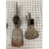 Image 4 : LOT OF ANTIQUE TOOL HEADS DOUBLED HEADED AXE ETC