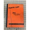 Image 1 : VINTAGE JEEP STATION WAGON SEDAN DELIVERY PARTS LIST REPAIR BOOK