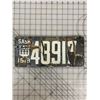Image 1 : 1919 PORCELAIN SASKATCHEWAN LICENCE PLATE