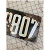 Image 3 : 1919 PORCELAIN SASKATCHEWAN LICENCE PLATE WITH 1921 TAG
