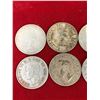 Image 5 : LOT OF 8 50 CENT CANADIAN HALF DOLLAR SILVER COINS