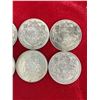 Image 3 : LOT OF 8 50 CENT CANADIAN HALF DOLLAR SILVER COINS