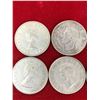 Image 5 : LOT OF 8 50 CENT CANADIAN HALF DOLLAR SILVER COINS