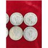 Image 6 : LOT OF 8 50 CENT CANADIAN HALF DOLLAR SILVER COINS