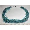 Image 1 : Multi-Strand Beaded Necklace - Very Pretty Blue & Green Beads