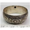 Image 5 : Silver Tone & Black Hinged Bangle and Silverplate Floral Engraved Bangle