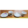 Image 2 : 5 China Cups & Saucers (no chips)