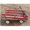 Image 2 : Wood Kid's Wagon37"x18"x16.5"