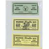 Image 1 : Lot of 3 different Wildwood, Alberta Klondike Days 250 Bucks Scrip.