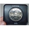 Image 2 : 1972 Voyageur Nickel Dollar. Specimen. Bright White. Housed in its original RCM blue case of issue.