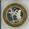 Image 2 : Bourbon Street Hotel & Casino Limited Edition $10 Gaming Token. 99.9% pure Silver. Housed in a hard 