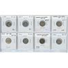 Image 1 : Lot of 8 Canadian Silver 5 Cents. Includes 1899, 1907, 1912, 1913, 1917, 1918, 1919 & 1920. Coins gr