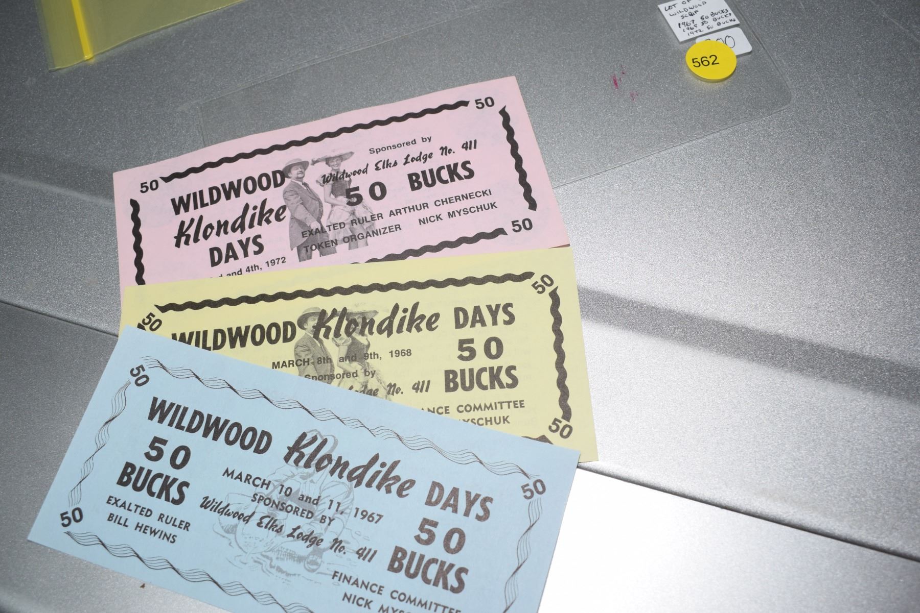 1967 1968 1972 Wildwood 50 Bucks tokens Schmalz Auctions