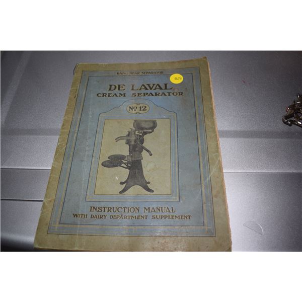 1925 Delaval Separator Catalog