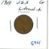 Image 1 : 1909 USA Lincoln Cent
