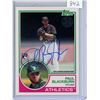 Image 1 : Paul Blackburn 2018 Oakland A's Authentic Autograph Rookie Mint