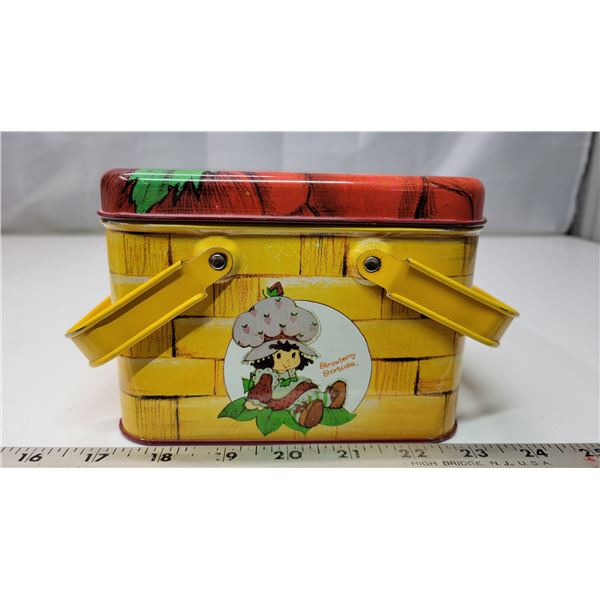 1980 Vintage Strawberry Shortcake Metal Lunch Box Mint