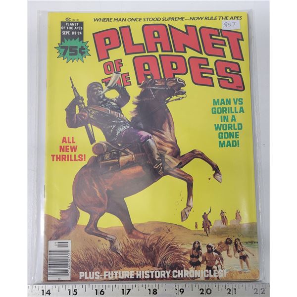 Sept 1976 Vintage Planet of the Apes Comic Magazine #24 N. Mint