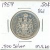 Image 1 : Canada 1959 Half-Dollar M.S.60 .800 Silver