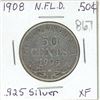 Image 1 : Newfoundland 1908 Half-Dollar XF .925 Silver
