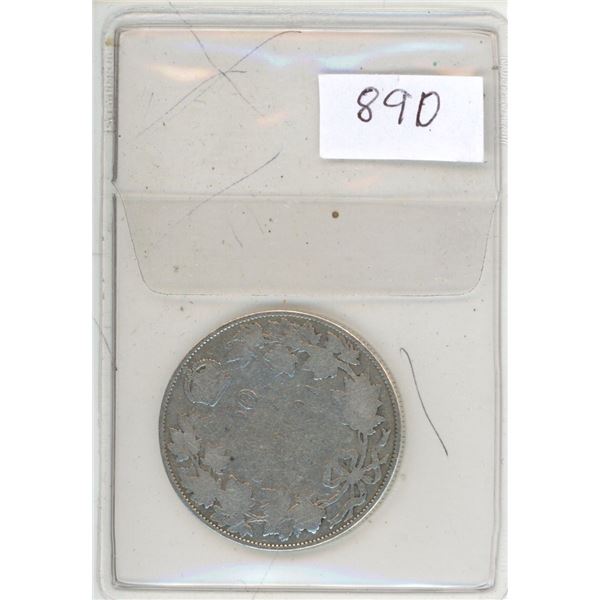 Canada 1911 King George V Half-Dollars .925 Silver