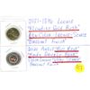 Image 1 : 2021 "Klondike Gold Rush" Non-color Loonie and 2020 "Haida Grizzly Bear" Color Loonie